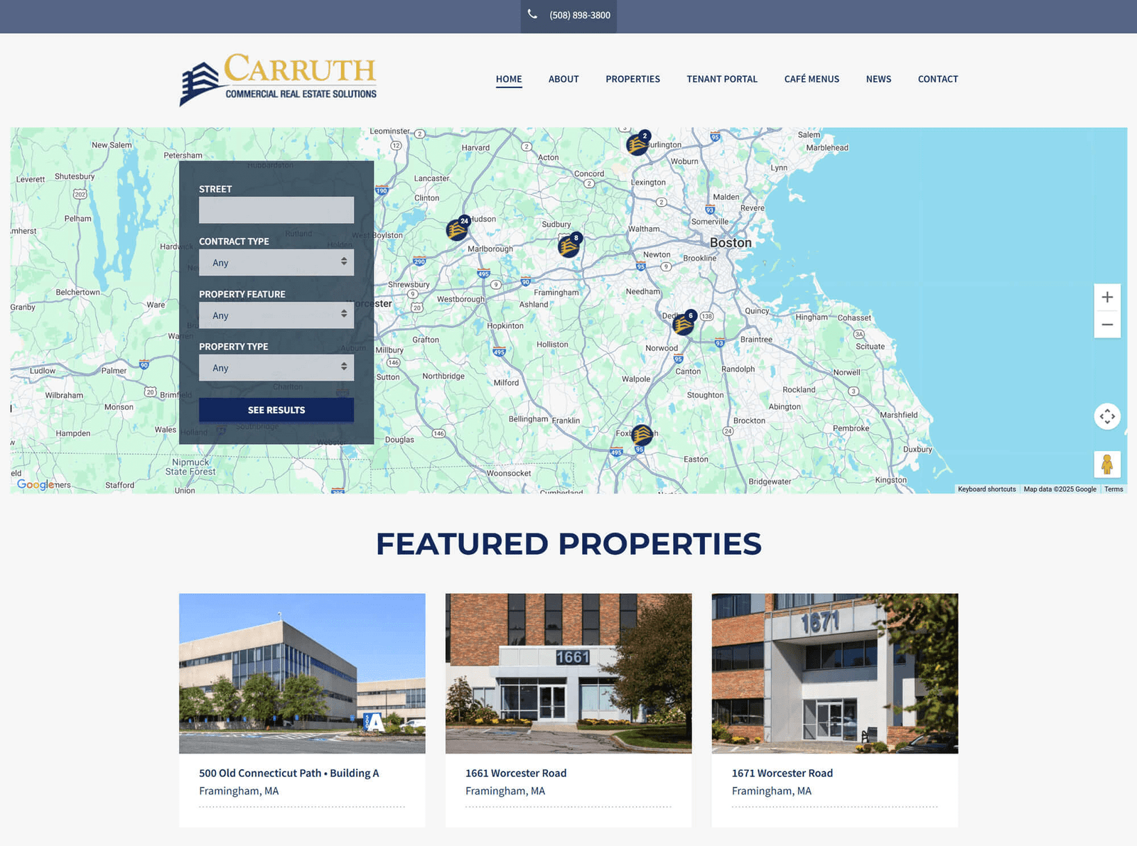 Carruth Capital Website A screenshot of Carruth Capital's website